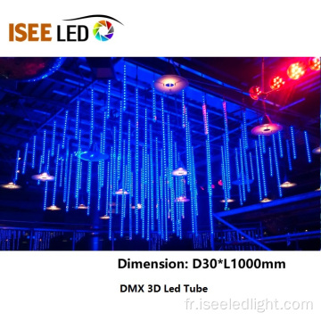 Éclairage d&#39;étape de tube de pixel de 3D DMX